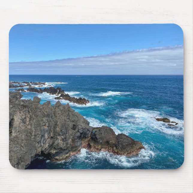 Alfombrilla De Ratón Rotsen in zee (Frente)