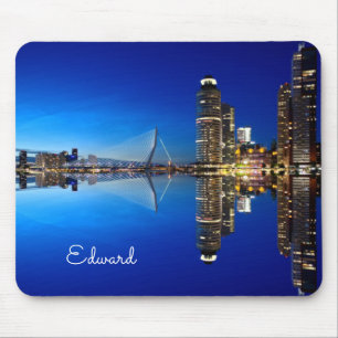 Alfombrilla De Ratón Rótterdam Skyline Cityscape