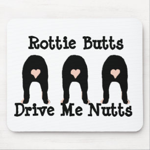 Alfombrilla De Ratón Rottie Butts