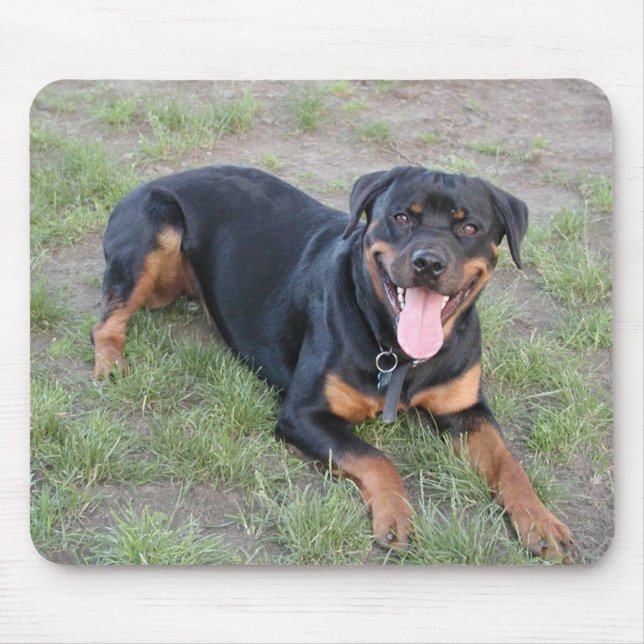 Alfombrilla De Ratón Rottweiler (Frente)