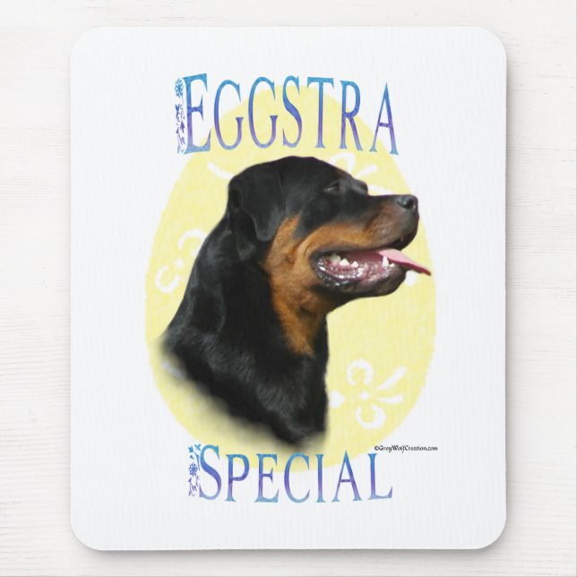 Alfombrilla De Ratón Rottweiler Eggstra Special (Frente)