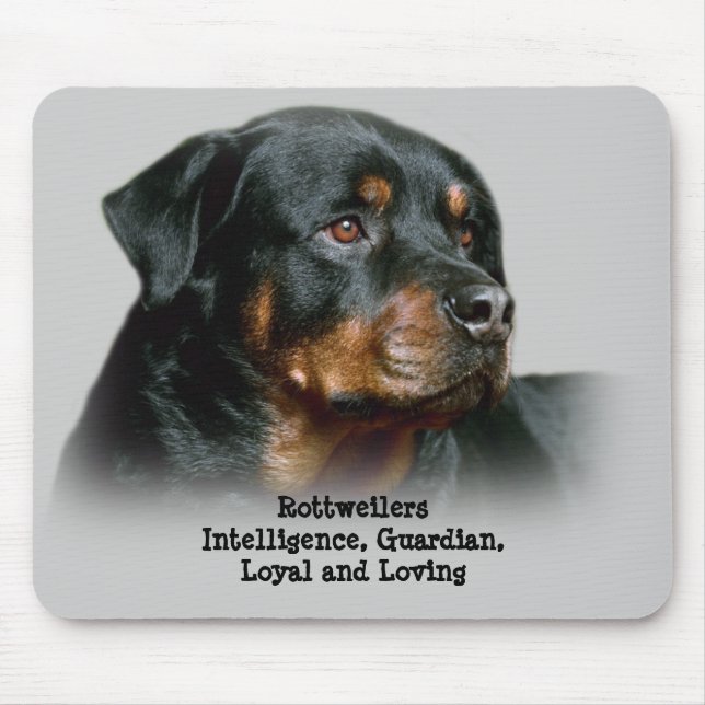 Alfombrilla De Ratón Rottweiler Mousepad (Frente)