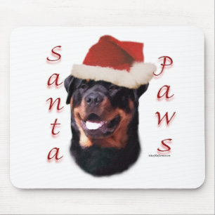 Alfombrilla De Ratón Rottweiler Santa Paws