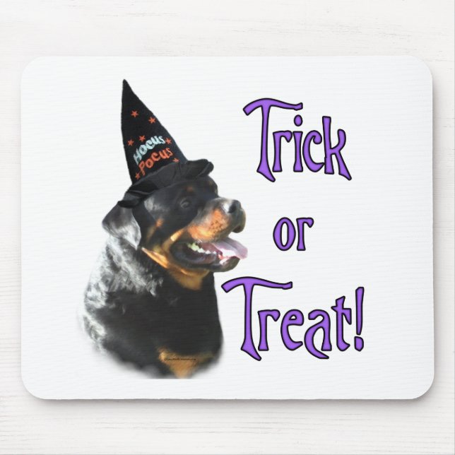 Alfombrilla De Ratón Rottweiler Trick (Frente)