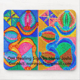 Alfombrilla De Ratón Rótulo curativo de OM por Navin J…