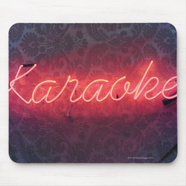 Alfombrilla De Ratón Rótulo de Karaoke (Frente)