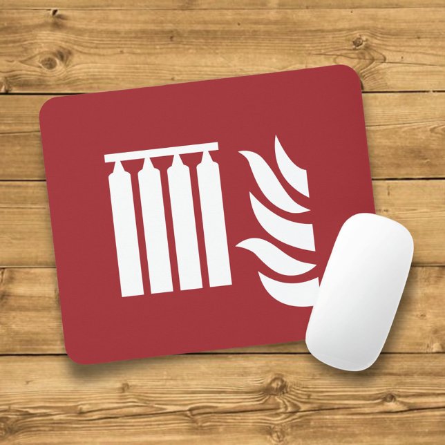 Alfombrilla De Ratón Rótulo de seguridad de la batería de extinción de  (Subido por el creador)