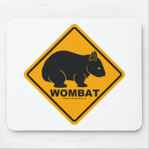 Alfombrilla De Ratón Rótulo de Wombat