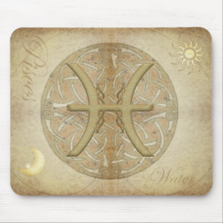 Alfombrilla De Ratón Rótulo Piscis Mousepad del zodiaco