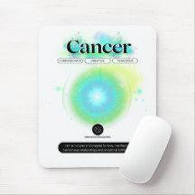 Rótulo Zodiaco moderno Cáncer Cita Elemento Agua