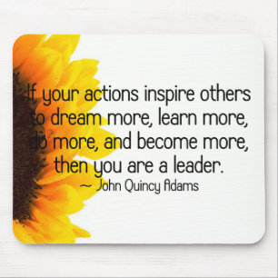 Alfombrilla De Ratón Rótulos de un líder verdadero