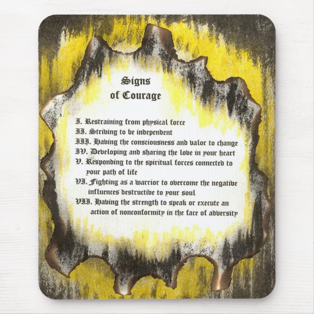 Alfombrilla De Ratón Rótulos de valor (Frente)