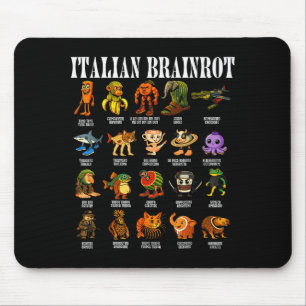 Alfombrilla De Ratón Rotura cerebral italiana Memes divertidos de rotur