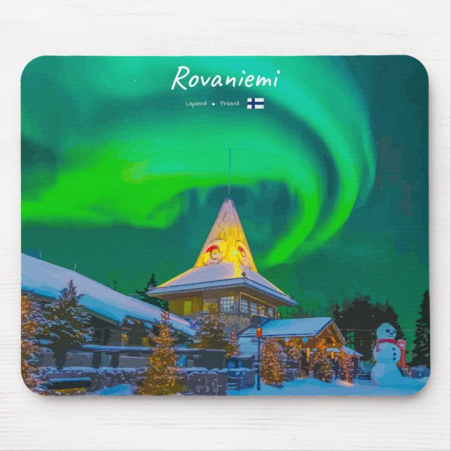 Alfombrilla De Ratón Rovaniemi, Finlandia (Frente)