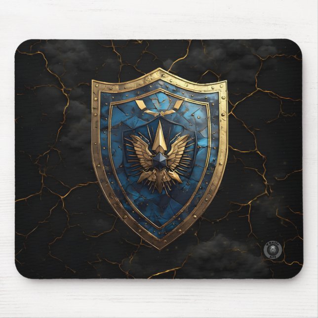 Alfombrilla De Ratón Royal Blue Eagle Crest Gaming (Frente)