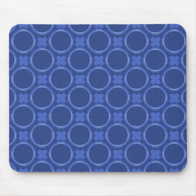 Alfombrilla De Ratón Royal Blue Quirky Charm Mousepad (Frente)