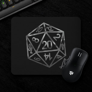 Alfombrilla De Ratón RPG Crit AF   Fantasía Tabletop Retro Gamer Dice