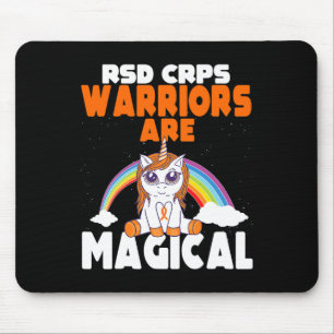 Alfombrilla De Ratón RSD CRPS Conciencia Naranja Cinta Cinta Cím Mágica