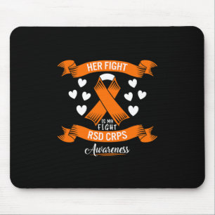 Alfombrilla De Ratón Rsd Crps Concientización sobre su lucha Naranja Ri