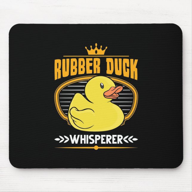 Alfombrilla De Ratón Rubber Ducks Whisperer (Frente)