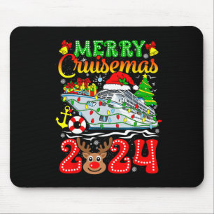 Alfombrilla De Ratón Rudolph Xmas, Navidades de cruceros Merry Cruisema