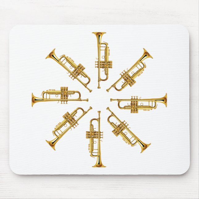 Alfombrilla De Ratón Rueda de trompetas (Frente)
