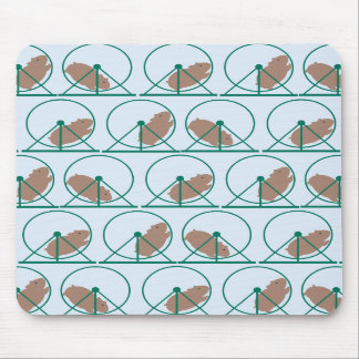 Alfombrilla De Ratón Rueda Mousepad del hámster