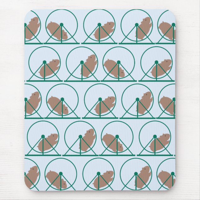 Alfombrilla De Ratón Rueda Mousepad del hámster (Frente)