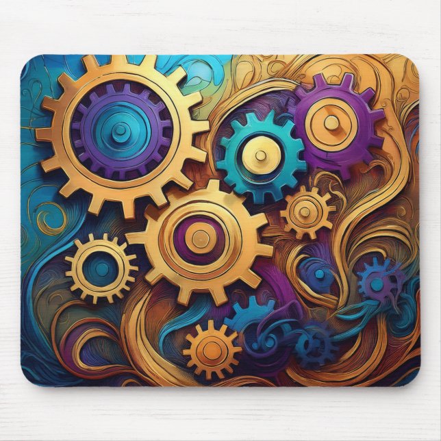 Alfombrilla De Ratón Ruedas de la vida (Frente)