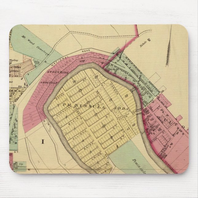 Alfombrilla De Ratón Ruedas del Norte (Frente)