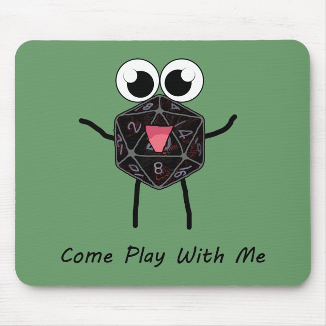 Alfombrilla De Ratón Ruede los dados (Frente)