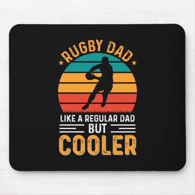 Alfombrilla De Ratón Rugby Dad (Frente)