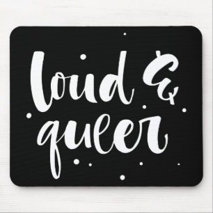 Alfombrilla De Ratón Ruidoso y queer