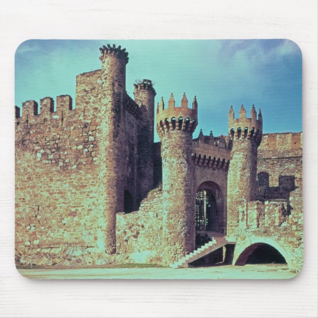 Alfombrilla De Ratón Ruinas del castillo de los caballeros Templar (Frente)