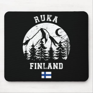 Alfombrilla De Ratón Ruka Kuusamo Finlandia Estación de Esquí Rukatuntu
