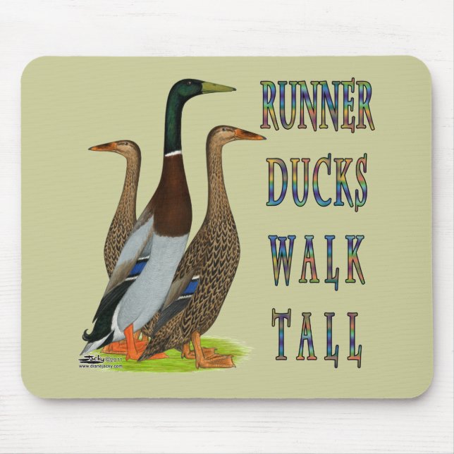 Alfombrilla De Ratón Runner Ducks Walk Tall (Frente)