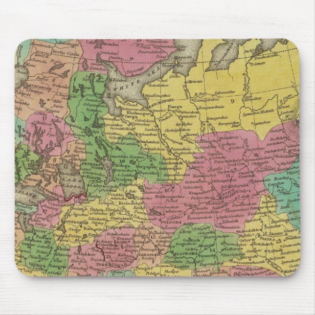 Alfombrilla De Ratón Rusia En Europa 2 (Frente)