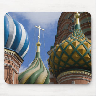 Alfombrilla De Ratón Rusia, Moscú, Plaza Roja. San Basil