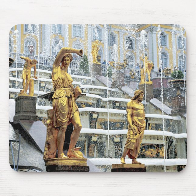 Alfombrilla De Ratón Rusia, San Petersburgo, Peterhof, Samson y (Frente)