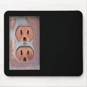 Alfombrilla De Ratón Rusty Electrical Outlet