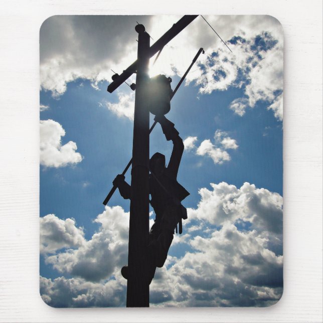 Alfombrilla De Ratón Rusty the Lineman (Frente)