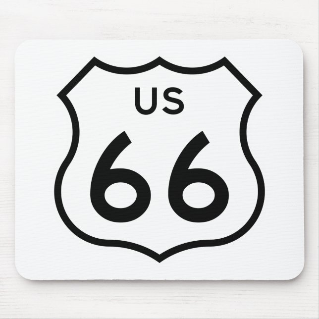 Alfombrilla De Ratón Ruta 66 (Frente)