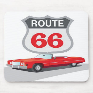 Alfombrilla De Ratón Ruta 66 Mousepad