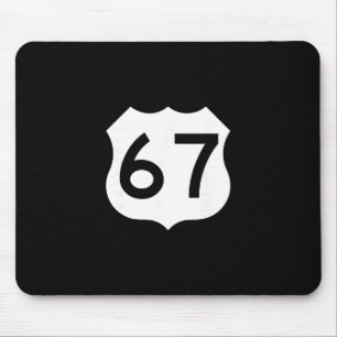 Alfombrilla De Ratón Ruta 67 Signo Meme Seis Siete