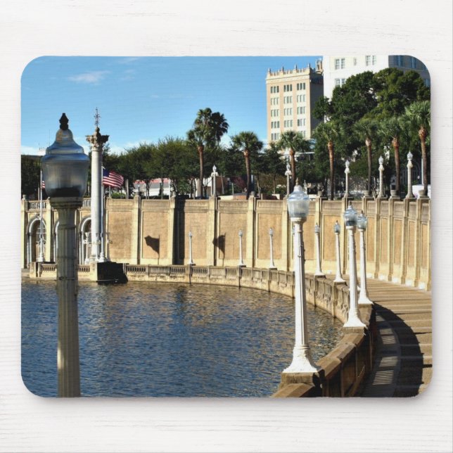 Alfombrilla De Ratón Ruta alrededor del espejo del lago (Frente)