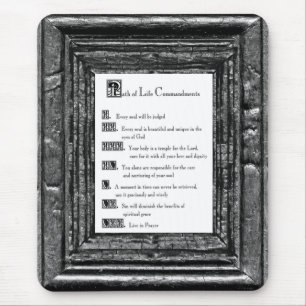 Alfombrilla De Ratón Ruta de los mandamientos de vida