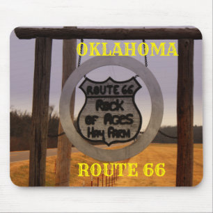 Alfombrilla De Ratón Ruta de Oklahoma 66 Almohadilla del ratón