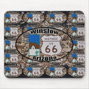 Alfombrilla De Ratón Ruta histórica 66 - Winslow, Arizona