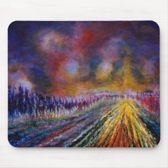 Alfombrilla De Ratón Ruta púrpura (Frente)