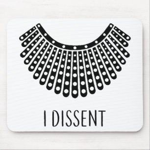 Alfombrilla De Ratón Ruth Bader Ginsburg, collar disidente de RBG